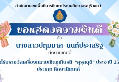 ขอแสดงความยินดีกับผู้ที่ได้รับการคัดเลือกรางวัลคุรุสดุดี รางวัลคุรุสภา รางวัลครูภาษาไทยดีเด่นฯ และรางวัลครูผู้สอนดีเด่นฯ ประจำปี 2568